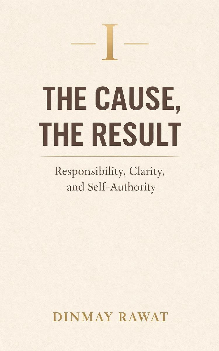 Book cover: I — The Cause, The Result by Dinmay Rawat